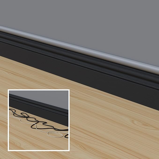 D-Line 31.4in TV Cord Hider, Patented Half Round Cable Cover, Hide Wall Mount - Image 6