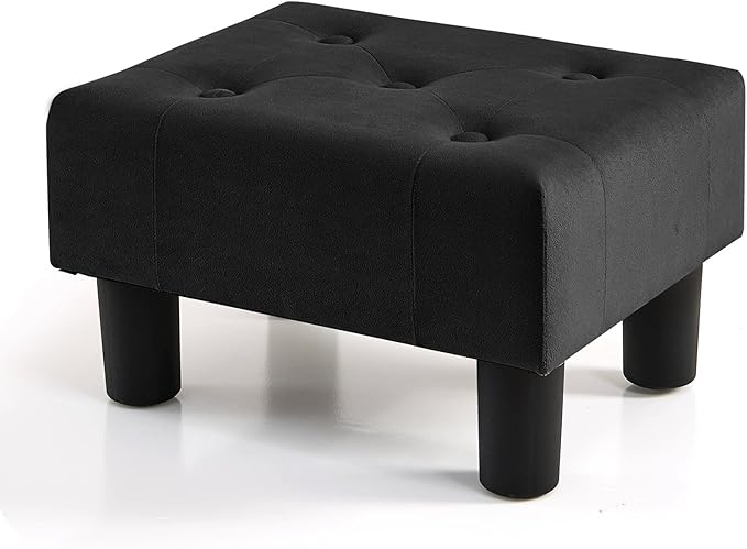BRIAN & DANY Small Foot Stool, Velvet Foot Stools by BRIANDANY