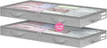 Low Profile Under Bed Storage, 3 Inches High Underbed Storage Containers Bins by Boailydi