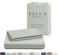 Bella Coterie Luxury Bamboo Viscose Queen Size Duvet Cover Set | 100% by BC