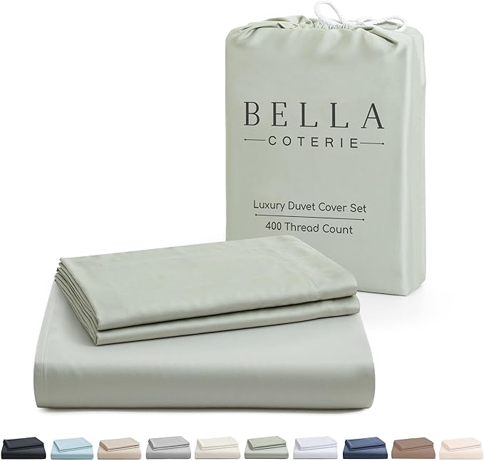 Bella Coterie Luxury Bamboo Viscose King Size Duvet Cover Set | 100% by BC