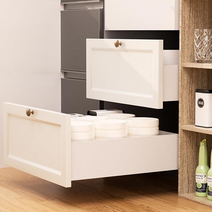 Chibery 12 15 18 21 Inch Undermount Soft Close Drawer Slides, Full Extension 3D - Image 2