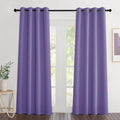 NICETOWN Lilac Purple Blackout Doorway Curtains 80 inch Length 2 Panels by NICETOWN