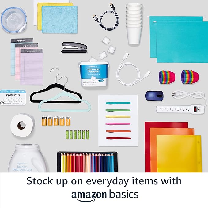 Amazon Basics Adjustable Expandable Metal Hanging Closet Storage Organizer Rack - Image 5