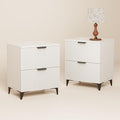 Royal Windsor Small Fluted Nightstand Set of 2 by RoyalWindsor