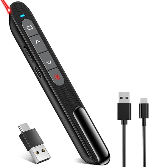 2-in-1 USB Type C Presentation Clicker by NinjaPlusOX