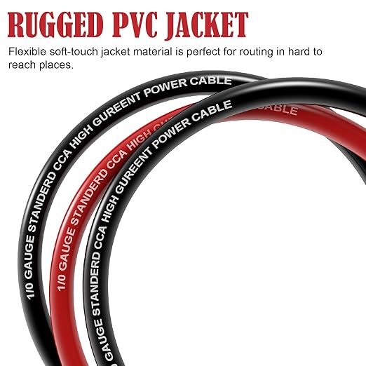 1/0 Gauge Wire Copper Clad Aluminum CCA Primary Automotive Wire, Battery Cable - Image 3