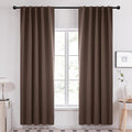 Deconovo Blackout Curtains, Thermal Insulated, W42 x L84 2 Panels, Back Tab by Deconovo