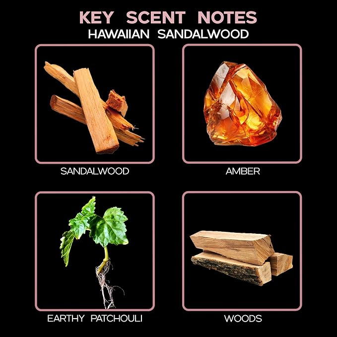 LOVSPA Reed Diffuser Set, Hawaiian Sandalwood Scented Oil Diffuser - Image 9
