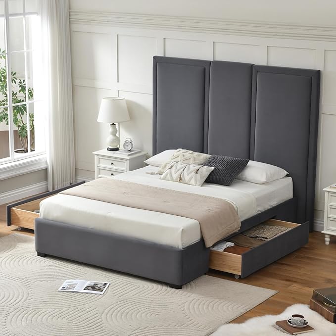 YUHUASHI Queen Size Bed Frame - Image 8