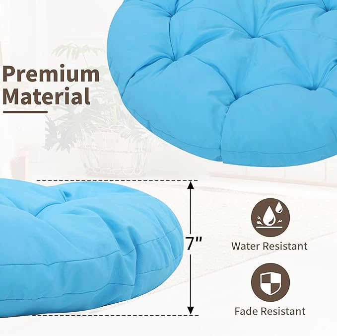 46" Giant Oversized Rattan Papasan Chair - Image 3