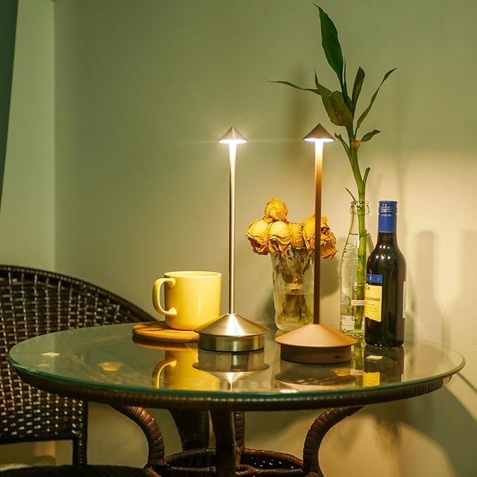 Cordless LED Table Lamp, Rechargeable 5200mAH Battery Operated Lamp - Image 2