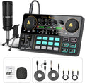 MAONO Podcast Equipment Bundle Audio mixer All-in-One Podcast Production Studio by MAONO