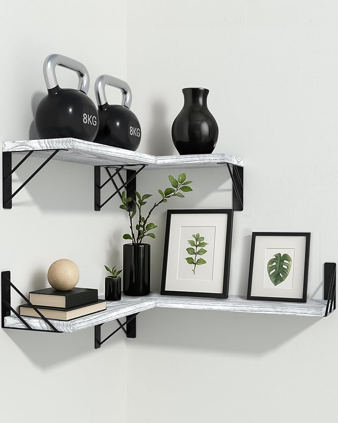 BAYKA Wall Shelves for Bedroom Decor, Floating Shelves for Living Room Kitchen - Image 9