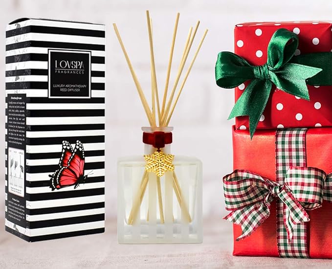 LOVSPA Reed Diffuser Set, Holiday Scented Oil Diffuser - Image 5