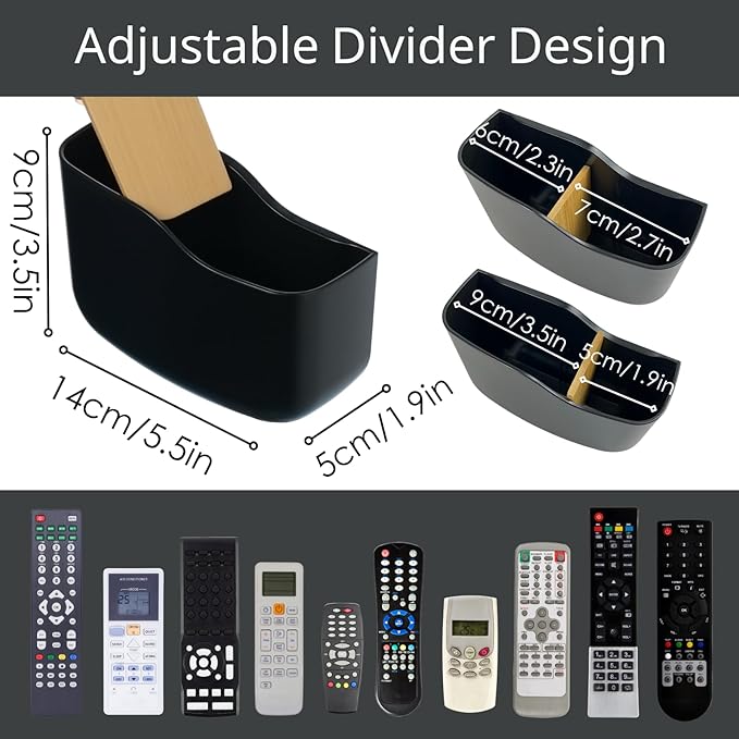LINFIDITE TV Remote Holder Wall Mount Remote Control Holder - Image 6