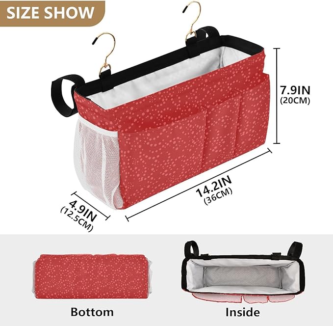 Bedside Caddy Hanging Bunk Bed Caddy Bed Organizer Hanging Pocket - Image 4