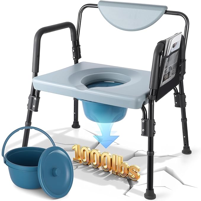 Bariatric Bedside Commode Chair - Image 9