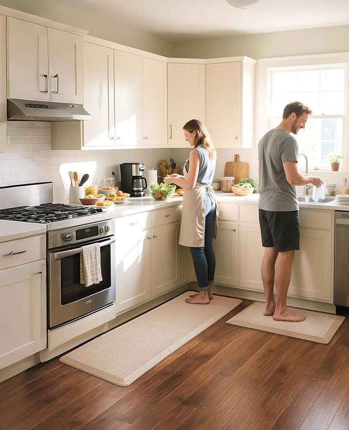 Ophanie Kitchen Mats for Floor, 3/4 Inch Thick Kitchen Rugs, Waterproof - Image 7