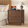 COLAMY Nightstand with Charging Station, Dorm and Small Spaces by COLAMYHOME