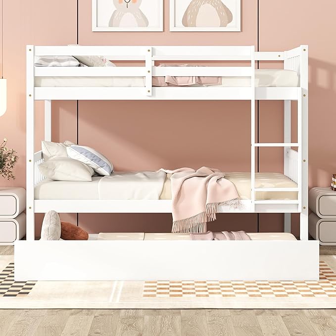 Bellemave Twin Over Twin Bunk Bed - Image 3