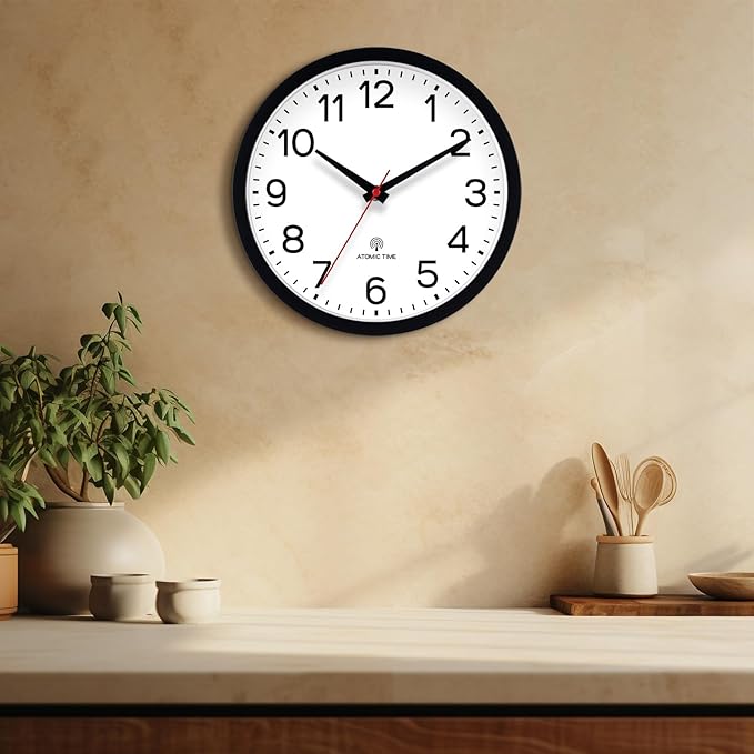 AKCISOT Atomic 12 Inch Wall Clock Analog Clocks - Image 7