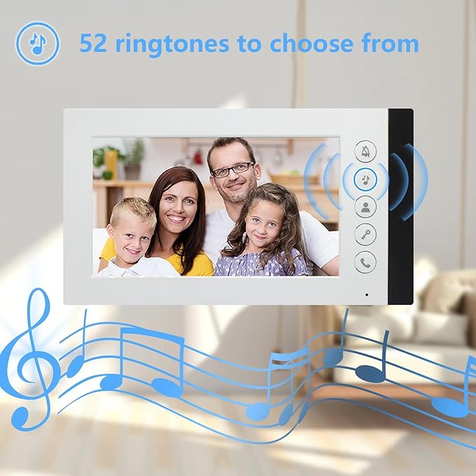 Wired Video Multifamily Apartment Intercom System, 2/3/4/6/8/10/12 Units 7 inch - Image 4