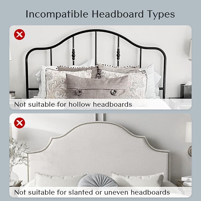 Solfres Innovative Design Rechargeable Headboard Reading Light. No Drilling - Image 6