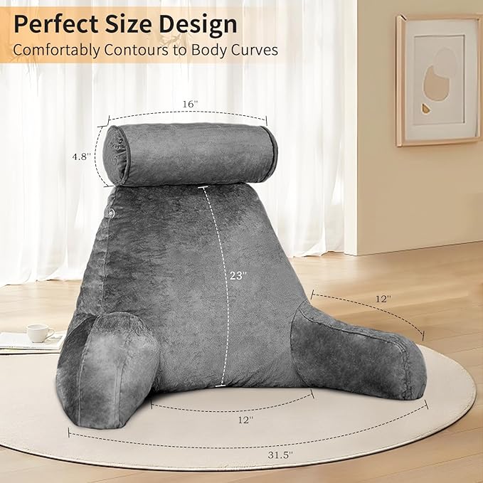 mittaGonG Reading Pillow for Sitting in Bed - Image 2