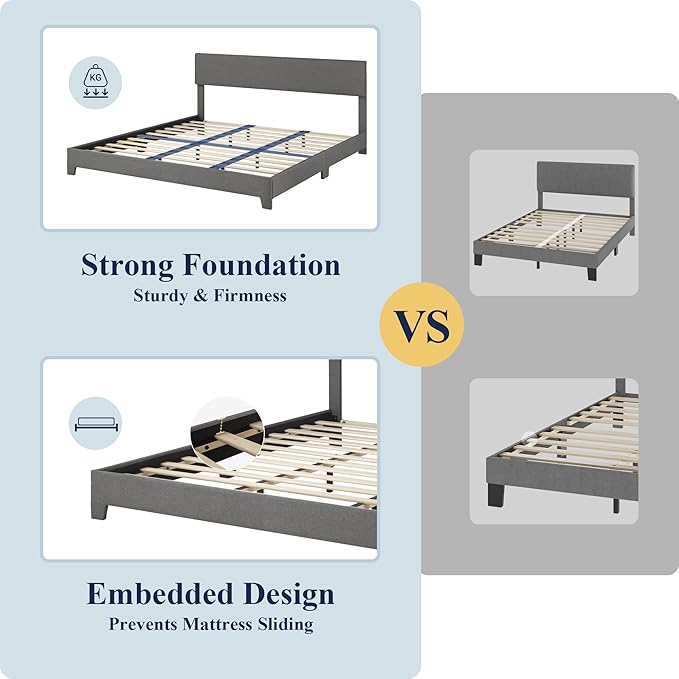 Allewie King Size Bed Frame - Image 6