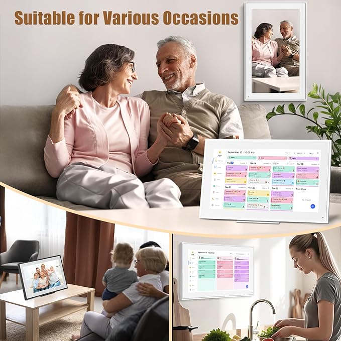 15.6-inch Wall Digital Calendar, Smart WiFi Calendar & Chore Chart, Full HD - Image 7