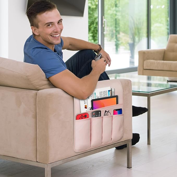 WETRBWEH Remote Control Holder for Armchair，Couch Caddy Organizer TV Remote - Image 2