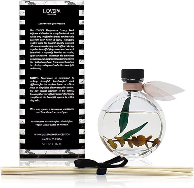 LOVSPA Reed Diffuser Set, Winter Woods Scented Oil Diffuser - Image 5