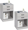 ADORNEVE Nightstands Set of 2, Night Stands by ADORNEVE