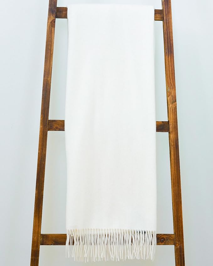 Alashan Cashmere Blend Ripple Finish Woven Throw - Image 2