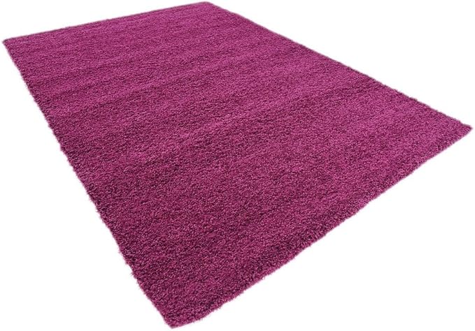 Unique Loom Solid Shag Collection Area Rug - Image 3