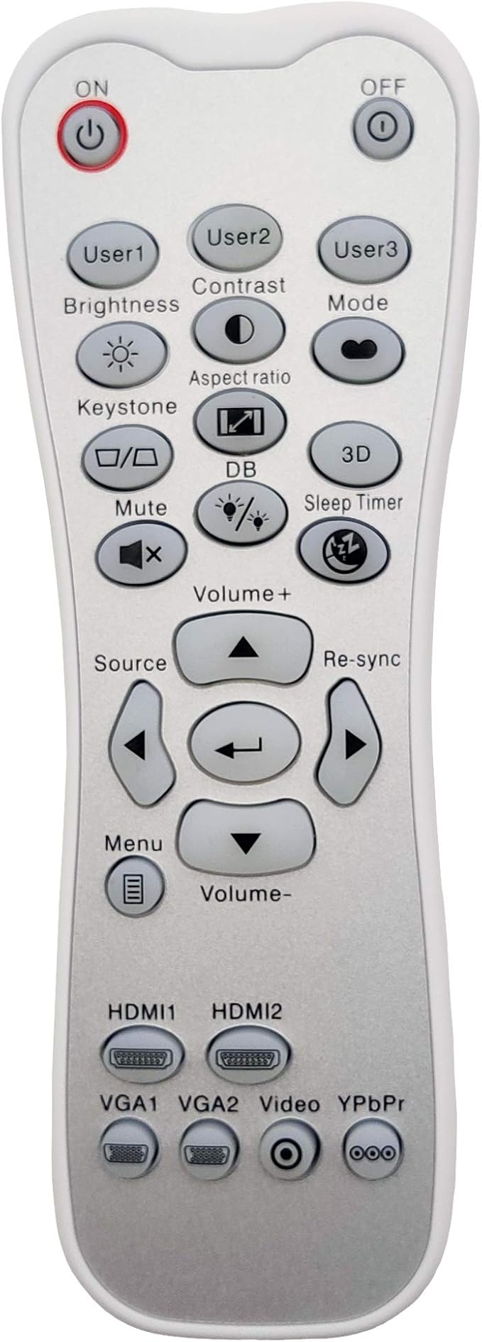 INTECHING BR-3001B Projector Remote Control by INTECHING