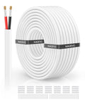 NAOVEO 12 Gauge Wire 2 Conductor Electrical Wire, 12 AWG Stranded PVC Tinned by NAOEVO