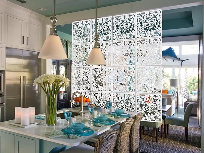12+4PCS KEIBIKEIDI Hanging Room Divider Screens Made of Environmentally PVC - Image 5