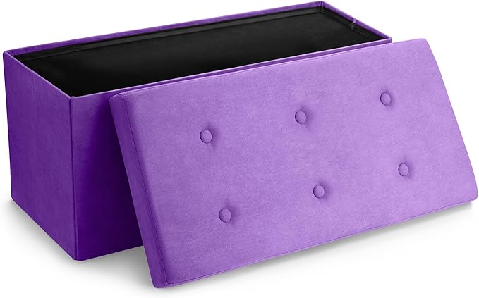 Sorbus Storage Ottoman Bench – Collapsible/Folding Bench Chest by Sorbus