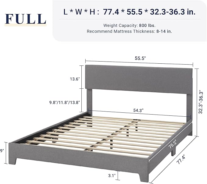 Allewie Full Size Bed Frame - Image 2
