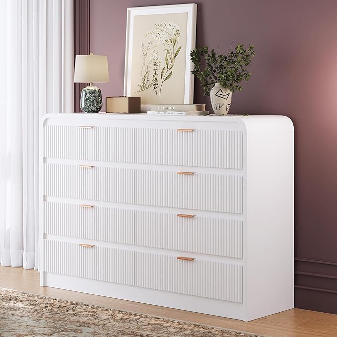 FURSUN Fluted 8 Drawers Dresser - Image 8