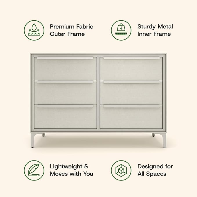 Naima Premium Fabric Dresser - Image 8