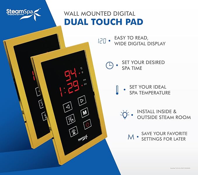 SteamSpa 10.5 kWSteam Generator QuickStart ACU-Steam Bath Generator Package - Image 5