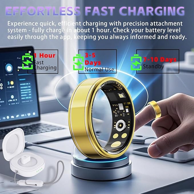Health Fitness Tracker Ring for Women Men – Smart Ring - Image 6