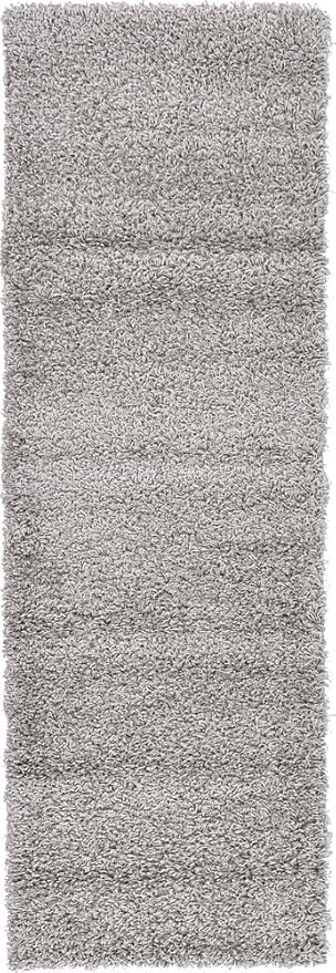 Unique Loom Solid Shag Collection Area Rug - Image 3