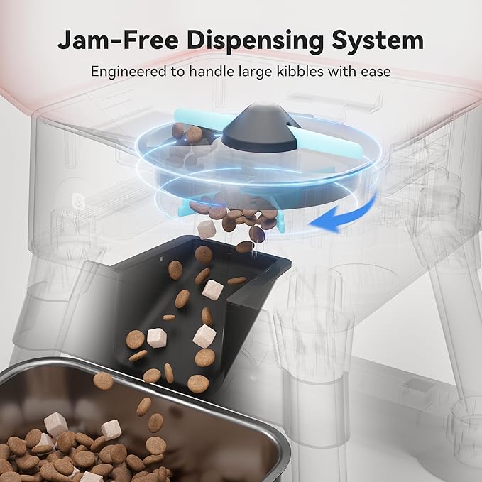 14L Automatic Dog Feeder for Large Breed – Extra Large Capacity, Anti-Blockage - Image 3