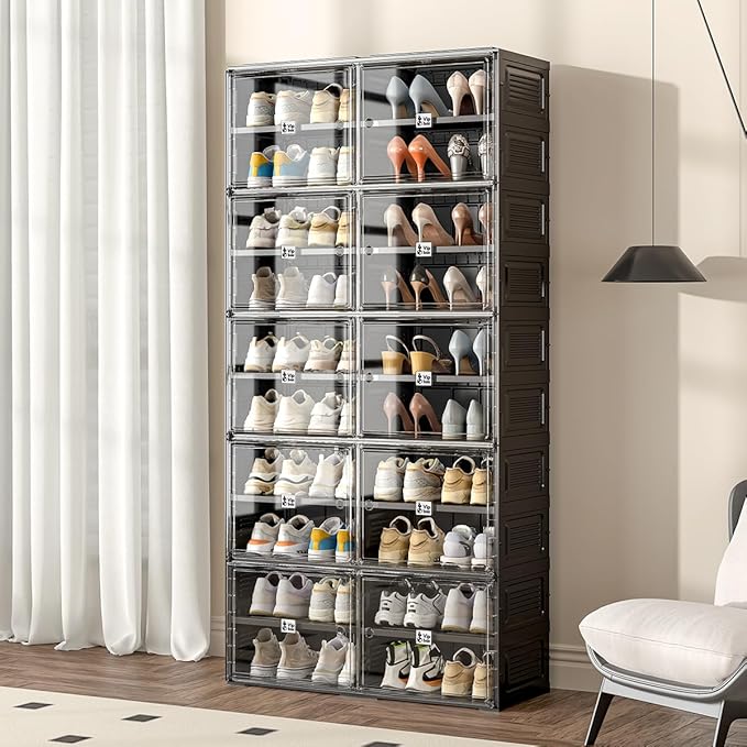 Shoe Rack Organizer Cabinet for Closet Entryway - Image 5