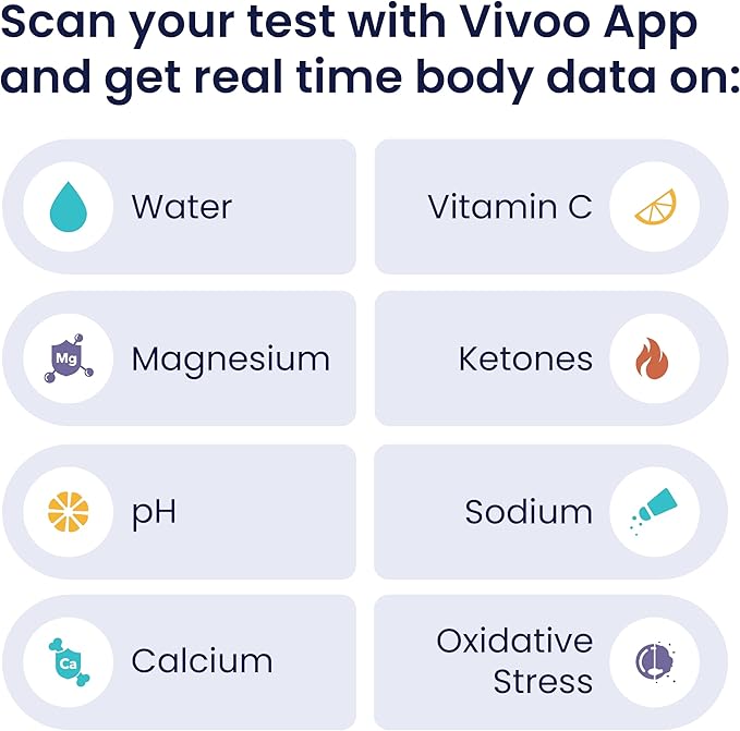 Vivoo Urine Test Strips for at-Home Wellness: 8-in-1 Advanced Urine Test for - Image 3