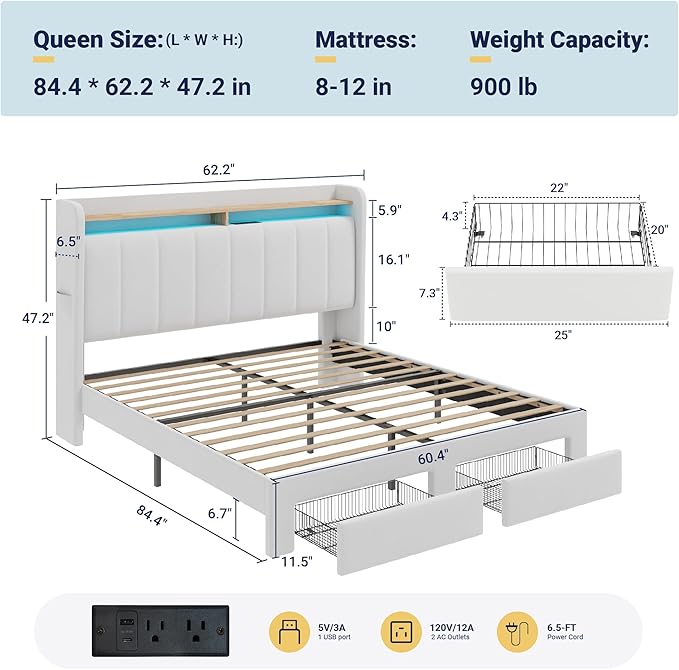 Allewie Velvet Vertical Tufted Queen Upholstered Platform Bed Frame - Image 2